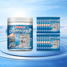 30/50pcs Kitchen Multi-Purpose Cleaning Powder, Dishwasher Cleaner, Dishwashing Gel, Dishwashing Powder, Deodorizer, Powerful Degreaser, Descaling Detergent Tablets, Suitable For Kitchen Cleaning, Multiple Applications - Blue - View 12