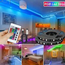 Acosh Neon 5V RGB LED Strip USB LED Light Room Decoration 5050 SMD Flexible LED Strip DIY Diode LED Strip TV Ambient Light Strip - RGB - View 1
