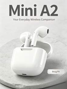 SZLWSM 无线蓝牙耳机，入耳式耳机，运动耳塞，Hi-Fi 高保真音质，深沉低音，超长续航，内置麦克风，高性价比，适用于运动/跑步/健身/音乐/办公/通勤/送礼 - W25 - 查看 4