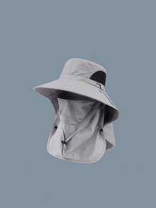 Breathable Windproof Outdoor Shade Hat With Removable Face Cover Multifunctional 360° All-Around Sun Protection Outdoor Hat For Men And Women For Hiking Garden Stuff Camping Patio Garden Travel Vacations Farms Cycling Fishing Essentials Accessories - One Size - View 13