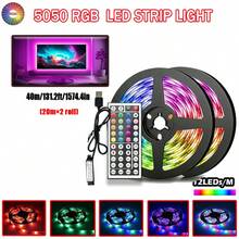 Acosh Neon Bedroom LED Strip Lights, 3.28ft (1 Roll) To 98.42ft (2 Rolls) RGB LED Strip Lights With 44-Key Infrared Remote Control, 5V USB LED Strip Lights With Adhesive Backing, Adjustable Color, Bedroom And Party Decoration - RGB - View 16