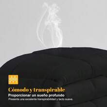Duvets & Down Comforters - Black - View 4