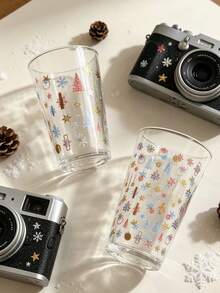 1 Set Stickers Aesthetic, Journaling, Nail Decals, Minimalist Luxury Christmas Style, Ins Simple Holiday Design, Gold Foil Ornament Decals, For Nail Art, Phone Case, Camera, Accessory Surface Embellishment - CD-025,CD-024 - View 5