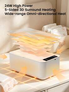 Baby Wet Wipes Warmer, Baby Wipes Box, Warm Moistening Constant Temperature Wet Wipes Machine, Portable Insulation - White - View 4