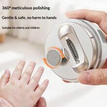 2-In-1 Electric Nail Clipper & Polish Grinder With LCD Display, 3-Speed Automatic Trimmer, LED Light & Residue Storage, USB-C Rechargeable Manicure Care Tool - Multicolor - View 9