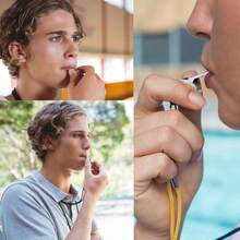 1pc/3pcs/5pcs Durable Metal Whistle, Crisp And Loud Sound, No-Ball Design, Suitable For Sports, Coaching And Outdoor Adventure, Stainless Steel Material, Polished Surface, High Sound Quality - Multiple Styles - View 6