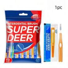 10pcs Telescopic Interdental Brushes, 0.7mm Soft Bristles, For Cleaning Gaps Between Teeth, Designed For Oral Hygiene, Dental Cleaning Tool - Multicolor - View 8