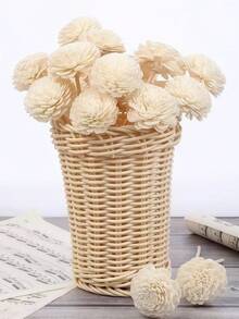 10/2/20PCS Artificial Flowers Handmade Dried Flowers With Wooden Fragrance Diffuser Sticks, Enhanced Scent Volatility, Home Decor Ornament, Halloween Holiday Decoration Faux Flowers - Multicolor - View 4