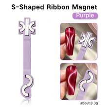 Multifunctional Ribbon Cat Eye Magnetic Nail Art Magnet Tool, Can Create Ribbon Cat Eye Nail Art And Rice-Shaped Cat Eye Nail Art Styles, Easy To Operate, Suitable For Nail Art Enthusiasts And Nail Salons To Make Fake Nails, Acrylic Nail Tips, Holiday Nails, Professional Nail Artist Tool - Multicolor - View 13