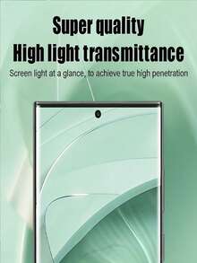 2Pcs 3D Curved HD Tempered Glass Film Full Coverage 9H Hardness Explosion Proof Anti Scratch Phone Screen Protector Compatible With Samsung Galaxy/Compatible With Huawei/Honor/ Reno/Compatible With OnePlus/Compatible With Xiaomi/ Note 15 14 13 Pro+ 4G 5G No Bubble Automatic Adsorption Protective Film - Clear - View 7
