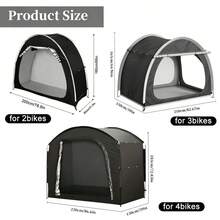 Carports - For 3 Bicycles - View 4