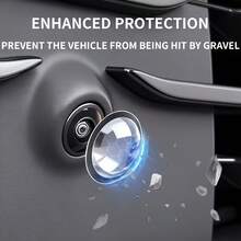 4pcs Set[2pcs Camera Rain Guard + 2pcs Camera Lens Protector]Car Panoramic Camera Protection Cover, Rearview Camera Lens Protector, Dustproof, Scratch-Resistant, Impact-Resistant, High Definition And High Transparency, Does Not Affect Visibility - A - View 2
