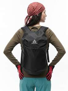 XIONGMAO Ransel Ringan untuk Aktivitas Luar Ruangan, Ransel Tahan Air untuk Mendaki dan Perjalanan, Cocok untuk Hiking dan Trekking - Hitam - View 1