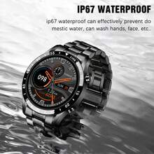 LIGE Smart Watch 1.39 Inch IP67 Waterproof/Fitness Tracker/Music Control Function/Step Counter/Multi-Function Sports Outdoor Watch/Suitable For Men - Black - View 10
