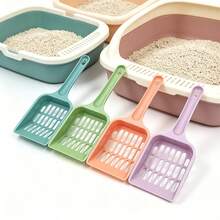 Cat Litter Scoop Fine Hole Stainless Steel Specialized Shovel For Cat Litter Tofu Litter Large Metal 2-In-1 Mineral Litter Tool - View 5