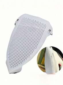 1 Ironing Protective Cover, Garment Ironing Protection Pad, Suitable For Delicate Clothing, Non-Stick Surface, Household Steam Iron Accessory Set - White - View 6