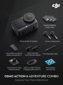 dji Osmo Action 6 Action Camera, Easy For Selfies And Framing, 4K Video Recording, Lightweight Handheld Design, Perfect For Vlog Creation And Travel Recording - View 13
