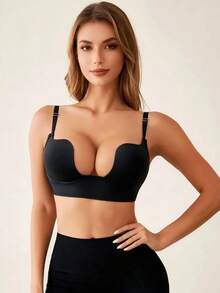 Lilivine Contoured Cup Underwire Bra, Supportive Lift And Shaping For Women, Soft And Comfortable Lingerie - View 1