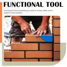 2pcs 3D Making Building Line Anchor Point Angle Bracket, Plastic Brick Line Retainer Set, Brick Line Guide Tool For Precise Bricks And Building Blocks, Replacing Pins And Wood Blocks Of Building Projects - A - View 5