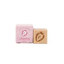 Vintage Wooden Rubber Stamps Set, Fountain Umbrella Candle Strawberry Pattern Wood Seal For Journal Scrapbooking Card Making DIY Craft Decor,Multipurpose Stamps - Multicolor - View 12