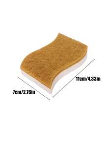 12pcs Multifunctional Microfiber Cleaning Sponges | Essential Household Kitchen Dishwashing Brush For Daily Cleaning - Multicolor - View 2