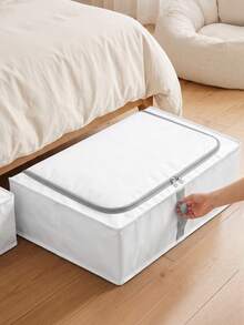 3/1pc Foldable Fabric Underbed Storage Bag, Fully Utilize Underbed Space, Can Store Blankets, Quilts And Pillows, Suitable For Closet Organization, Underbed, Wardrobe And Cabinet Top Storage, Also Suitable For Holiday, Room, Home And Bedroom Decoration, Clothing Storage, Storage Box, Storage, Underbed Storage Space - Multicolor - View 8
