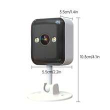 JOOAN 4MP Indoor Home Security Camera CAM720 APP Bluetooth WiFi AP Network Configuration Electronic Zoom Full Color Night Vision Monitoring Camera, Supports SD Card Cloud Storage, For Home Care - Black and White - View 9