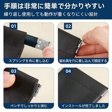 バネ口金 バネ口 10個セット シルバー 12×1.5cm 金属金具 開閉金具 口金金具 バネ口ポーチ ハンドメイド材料 巾着袋 財布金具 ポーチ用 12×1.5cm 10個 - 12x1.5cm 10個 - チェックする 3