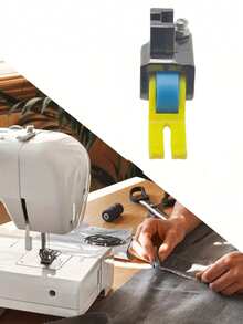 New Universal Roller Presser Foot, Suitable For Thick And Thin Fabrics, Plastic Design Prevents Fabric Jamming Or Shifting, Ideal For Narrow Thick And Thin Fabrics, Perfect For Curtains And Down Jackets - A - View 5