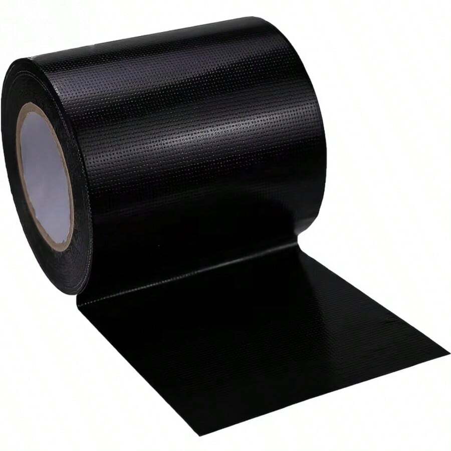 1 Roll Heavy Duty Waterproof Repair Tape, Suitable For RV Awnings, Tarps, Fabrics, Tents, Boat Covers, Canvas, Outdoor Gear, Instant Repair - Black - View 1