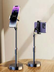 Adjustable Height Phone Stand, 360° Rotation & Flexible Arm - Anti-Shake Design, Stable Desktop Stand, Suitable For Live Streaming, Photography, Video Calls - Compatible With Smartphones, Cameras, Desktop Stand, Live Streaming Accessories, Durable Structure, - Phone Stand - View 7