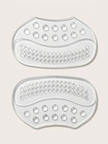 2PCS Ultra Soft Silicone Heel Pads, Anti-Chafing, Anti-Slip High Heel Shoes, Women's High Heels, Heel Pads, Suitable For Most Size Changes, Half Size Inserts, Change Half Size - Heel Grips - View 10