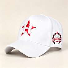 1pc Unisex Letter "H" Embroidered Baseball Cap, Adjustable Buckle Design, Stylish, Suitable For Outdoor Mountaineering Sports & Daily Matching - Multicolor - View 12