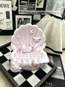 1 3D Printed Cute Pink Ocean Seal Nail Drill Storage Rack, Nail Tool Storage Rack With Grinding Head Groove, Space Saving Nail Storage Box, Suitable For Nail Salons And DIY Nail Products At Home - Multicolor - View 10