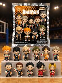 Crunchyroll HAIKYUU Official Licensed Blind Box 3D Character Pendant Blind Bag Anime Merchandise Keychain Backpack Decoration 1pc - Multicolor 1 - View 6