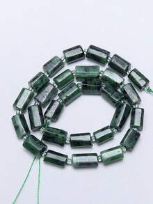 1 Strand 8-11mm Natural Garnet Amazonite Tourmaline Gems Beads Irregular Cylinder Shape Beads For Jewelry Making Diy Bracelet Accessories - Multicolor - View 31