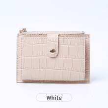 MIYIN Glossy Crocodile Print Mini Wristlet Card Wallet, Multi‑Compartment Storage, Zipper Coin Pocket, Lightweight Purse For Ladies Daily Commute - Multicolor - View 12