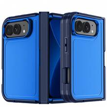 Military-Grade 3-In-1 Shockproof Phone Case, Heavy Duty Anti-Fall Anti-Slip Multi-Layer Protective Waterproof Scratch-Resistant Full Body Protective Phone Case, Universal, Practical Phone Accessory Gift For Spring Festival And Daily Use, Must Have - Deep Blue - View 130
