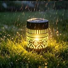 1/2pcs Outdoor Solar Powered Projection Wall Light, Colorful Mandala Floral Pattern LED Wall Light, Suitable For Garden Lawn, Backyard, Stairs, Party Decoration And Pond Landscape Lighting - Outdoor Projector Light - View 4