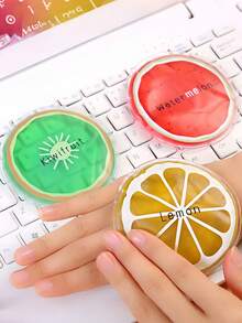 Reusable Ice Pack Cooling Eye Patches And Eye Masks For Women And Men Fruit Slice Design Ice Pack Cold And Hot Compress For Eye Home Beach Vacation Camping Cruise Travel Back To School Essentials Accessories - Multicolor - View 4