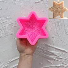 Standing Christmas Candy Cane Silicone Mold Snowflake Candle Mould Christmas Gingerbread Man Tree Soap Concrete Silicone Mould Christmas Home Resin Decor - Multiple Styles - View 14