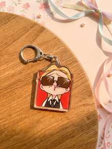 1pc/7pcs Bangtang K-Pop Keychains, K-Pop Style Durable Acrylic Asymmetrical Shape, Suitable For Back To School, Concert Support, Fan Gifts, Birthday, Valentine's Day, Christmas, New Year, Graduation, Anniversary, Travel Souvenir, Couple Gifts And Daily Wear - Multicolor - View 8