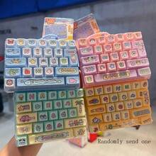 1 buah Gantungan Kunci Mainan Tombol Penghilang Stres 26 Tombol Lucu Kreatif Baru, Liontin Gantungan Tas Anak, Dikirim Secara Acak, Warna Label Acak - MultiWarna - View 9