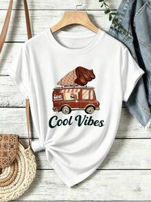 Women T-Shirts - White - View 2
