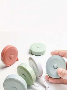 1/2pcs Macaron Multicolor 1pc Retractable Soft Tape Measure, Auto-Retract Function For Convenient Measurement, Mini Compact Size For Sewing, Cutting, Crafting, Clothing Pattern Making And Precise Measuring - Mini Tape Measure - View 9