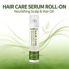 SUMIFANG Ginger & Rosemary Scalp Serum With Rollerball, Enriched With Ginger, Rosemary And Multiple Plant Extracts, Repairs Scalp And Nourishes Hair Roots, Improves Fine And Flat Hair Texture, Direct Application To Hair Roots, Refreshing And Fast Absorbing, 15ml - Full Size - View 3