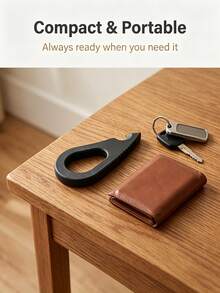Portable Plastic Box Opener, Ring-Shaped Safety Box Opener, Minimalist Design Box Opener, Suitable For Opening Cardboard Boxes And Packages, Keychain Pendant - Multicolor - View 9