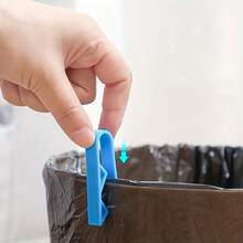 5pcs Trash Bag Fixing Clips, Trash Can Side Holder, Creative Anti-Slip Trash Bag Fixing Clips - A - View 6
