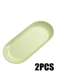 2/1pc Stainless Steel Sterilizing Tray Oval Mirror Metal Color Suitable For Storing Tattoo Tools And Nail Art Tools Accessories Or Home Desktop Storage Tray - Multicolor - View 23
