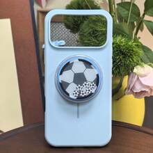 1pc Cute Cartoon Shakeable Quicksand Phone Grip Stand, Kawaii Animal Heart Star Shape Collapsible Magnetic Phone Holder, Decorative Phone Socket For APPLEPhone Android - Multicolor - View 6